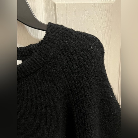 Topshop Black Oversize Long Sleeve Mini Sweater Dress Size Small (4-6) NWT - Picture 8 of 16